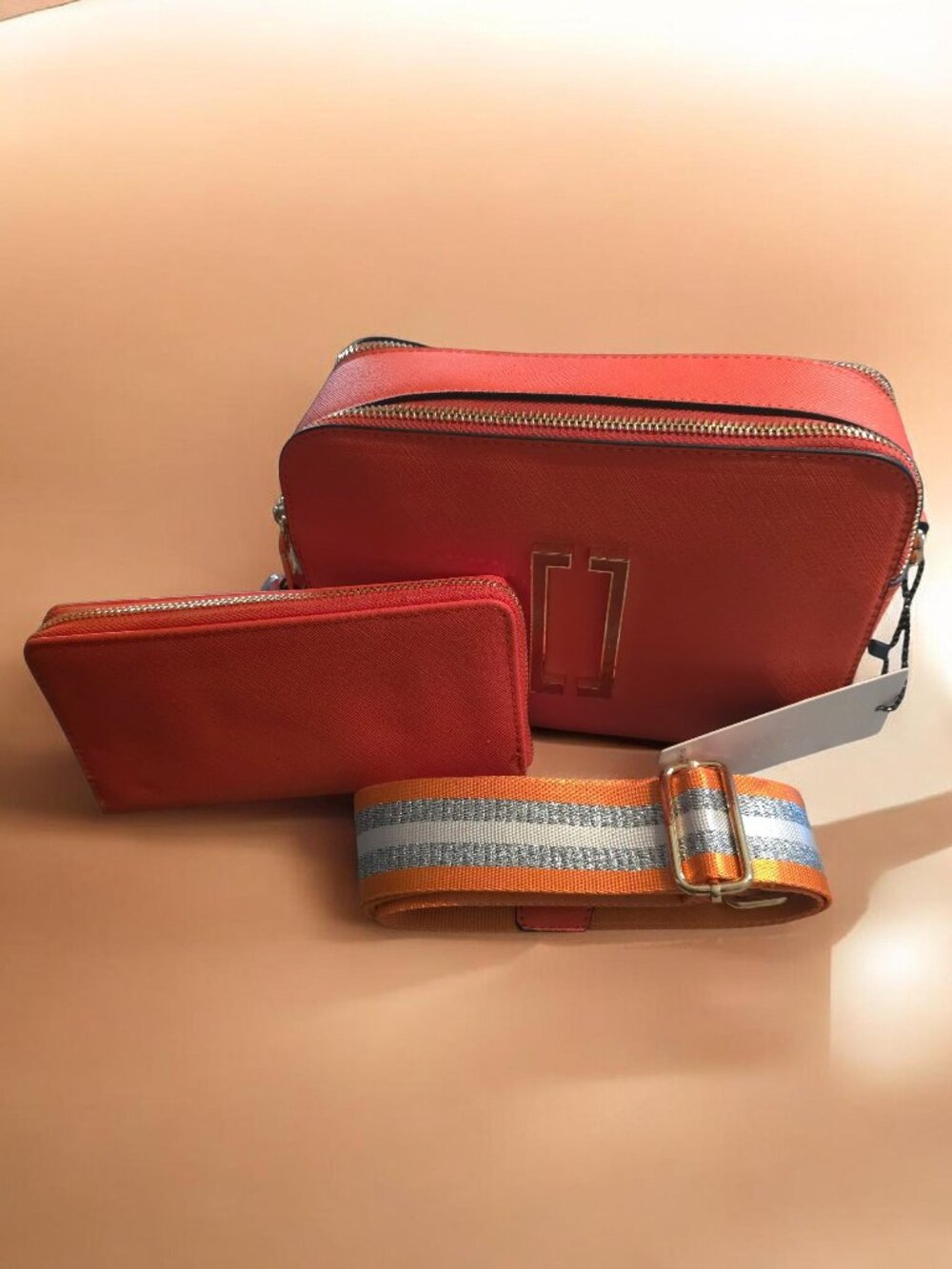 Crossbody Bag Set with Wallet & Adjustable Strap